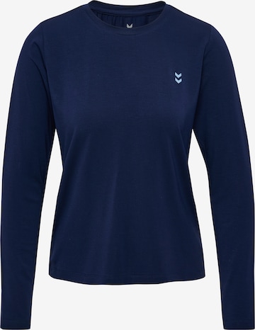 T-shirt fonctionnel Hummel en bleu : devant