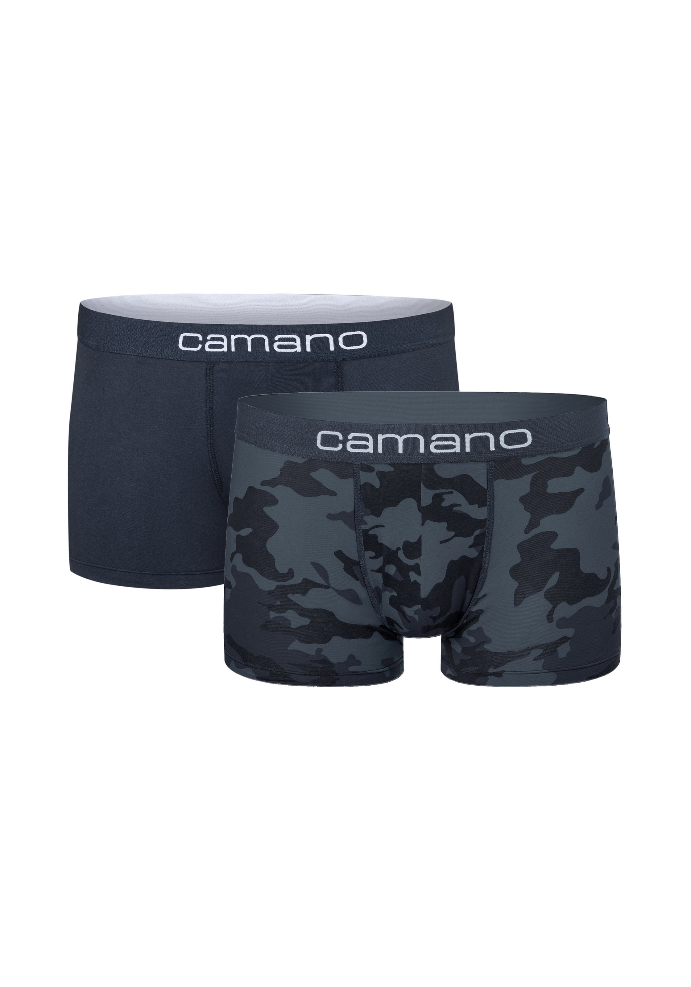 camano Boxer shorts 'Comfort' in Blue: front