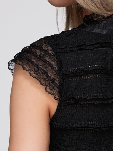 Camicia da donna di Ombre in nero