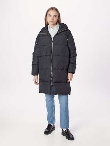 Manteau d’hiver 'MAILINE' minimum en noir : devant