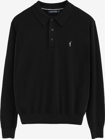 Polo Club Sweater in Black: front