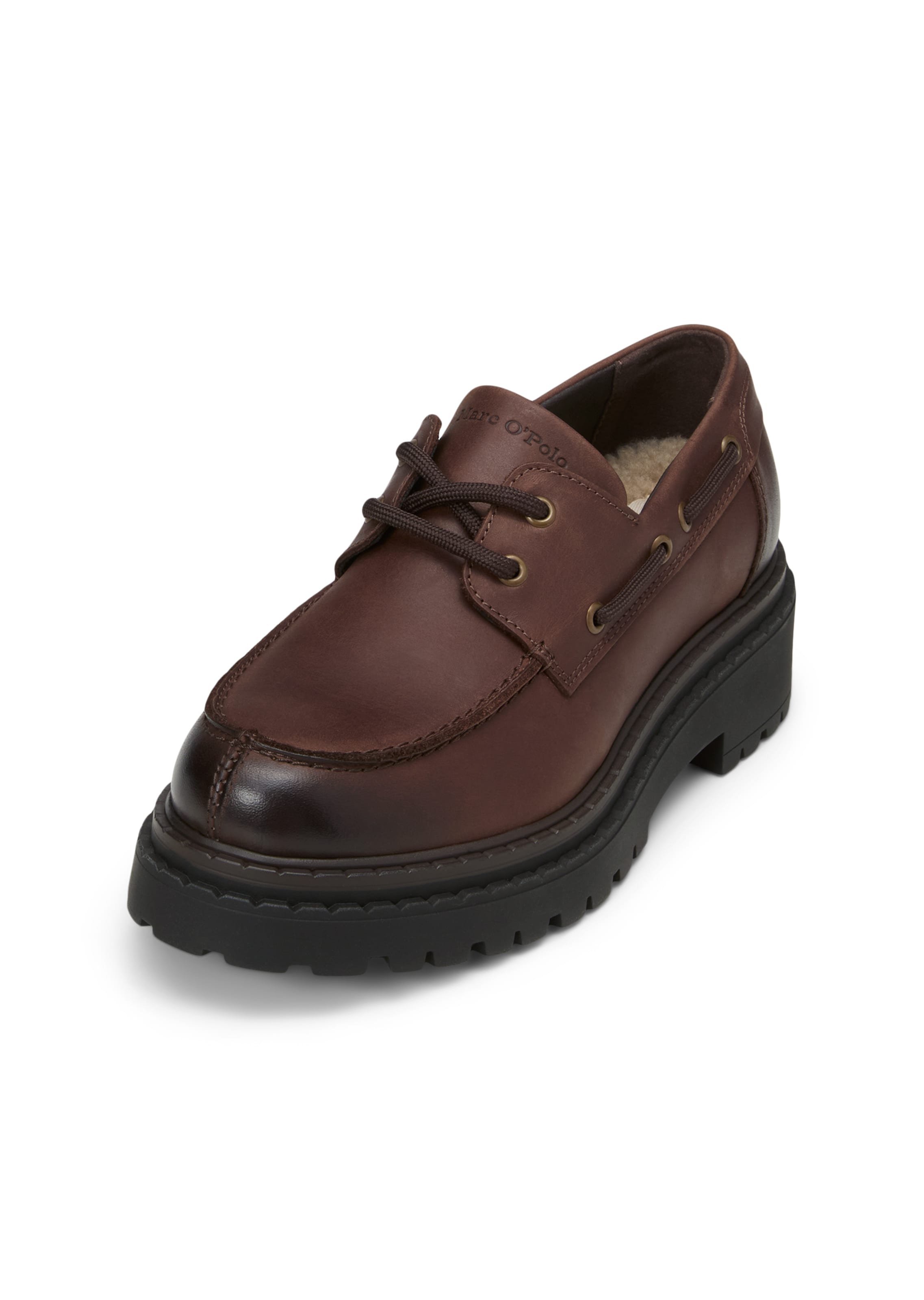 Marc O'Polo Moccasin 'Philomena ' in Brown: front