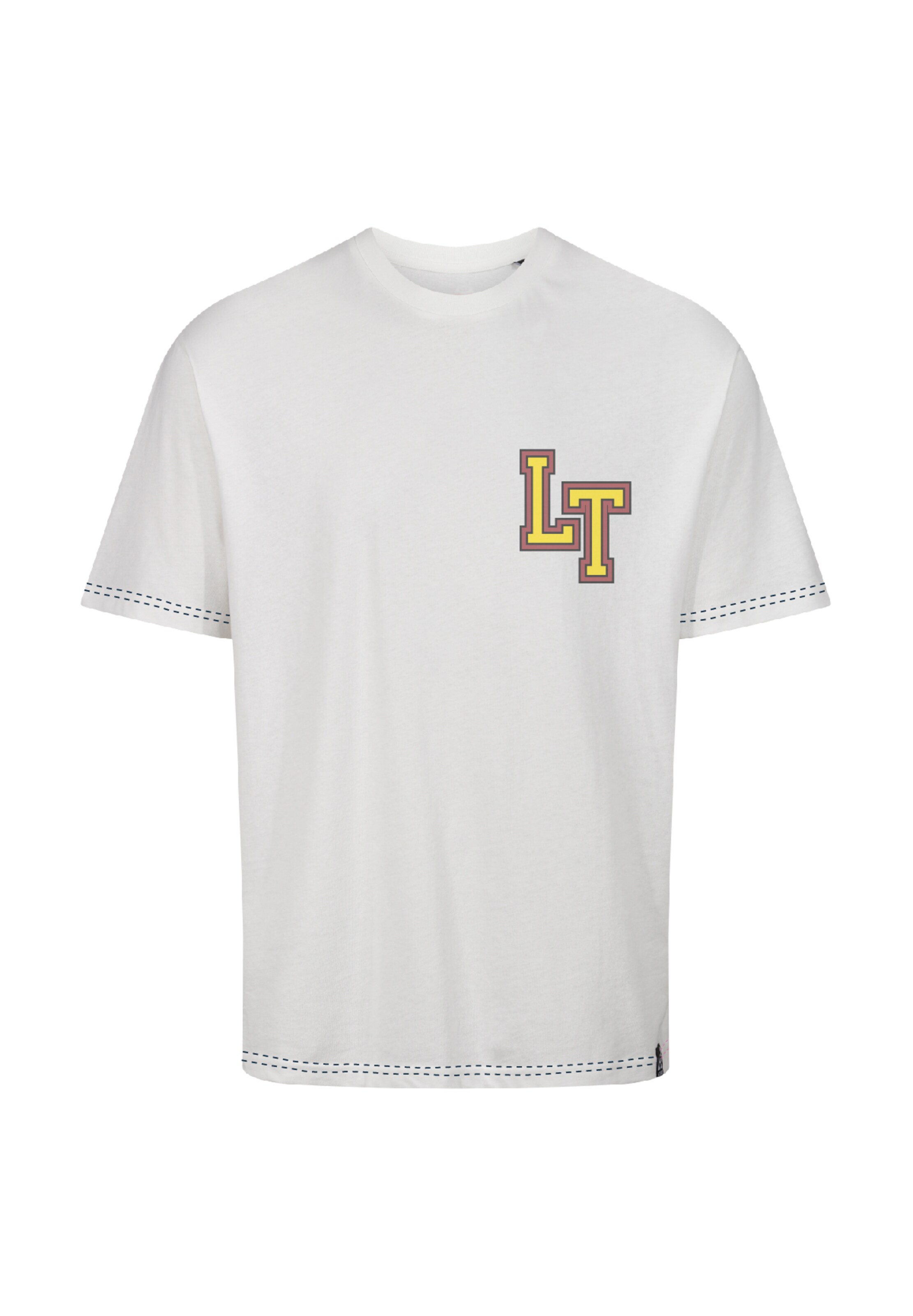 Recovered Shirt 'Looney Tunes Basketball' in Beige: front