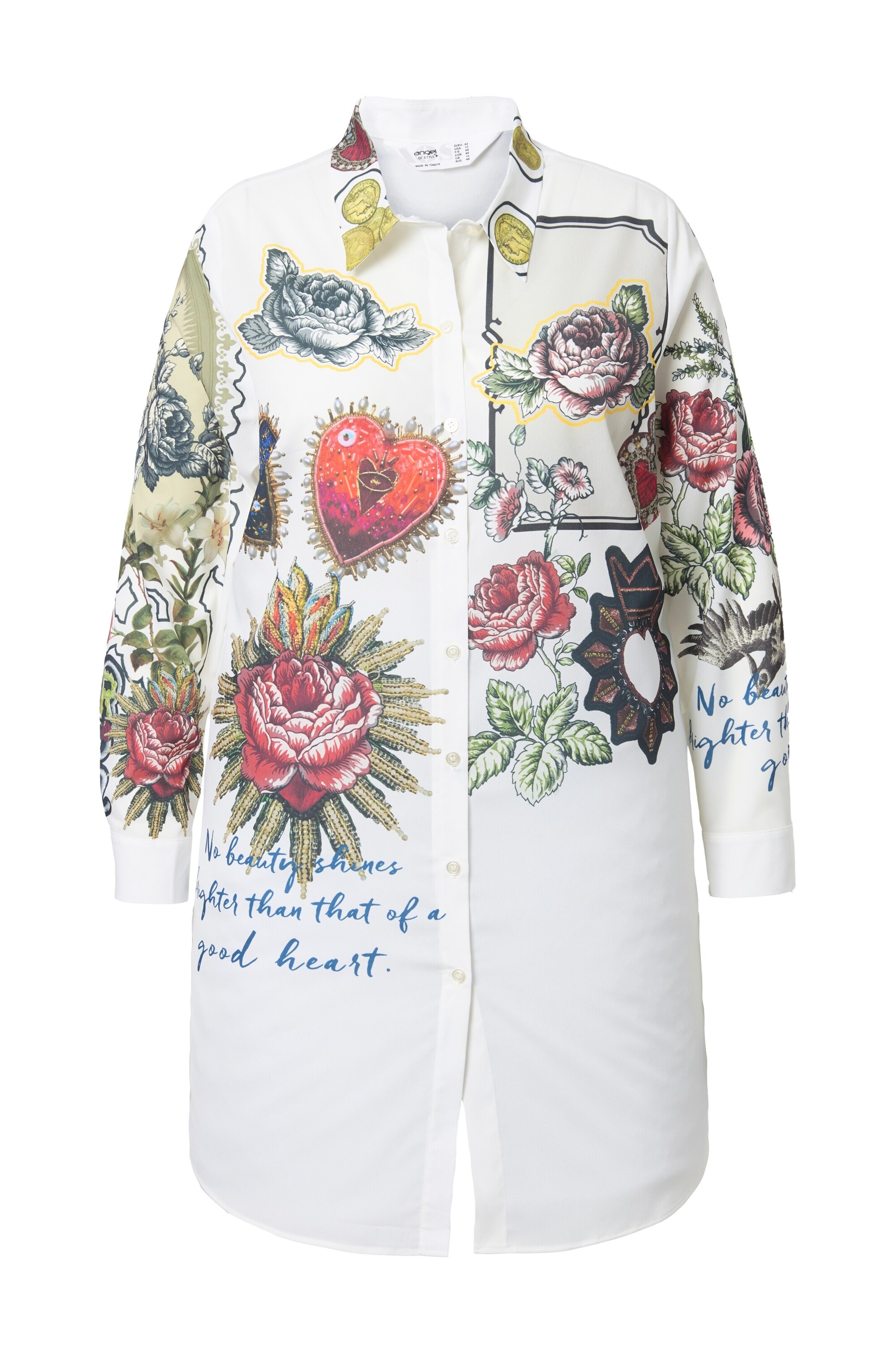 Angel of Style Bluse in Weiß: Vorderseite