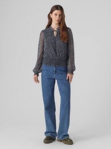 VERO MODA Blus 'MILLA' i blå