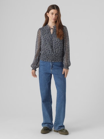 VERO MODA Bluse 'MILLA' in Blau