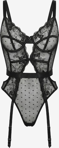 Body 'Passione Nera' di L.BEV in nero: frontale