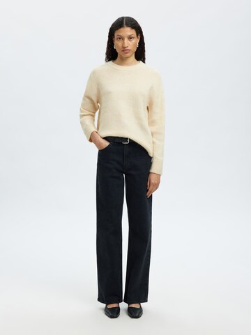 SELECTED Pulover 'SLFBILLIE' | bež barva