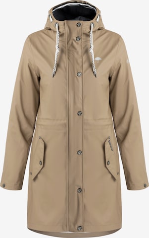 Manteau fonctionnel Schmuddelwedda en beige : devant