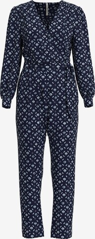 Pepe Jeans Jumpsuit 'EDALIA' in Blauw: voorkant