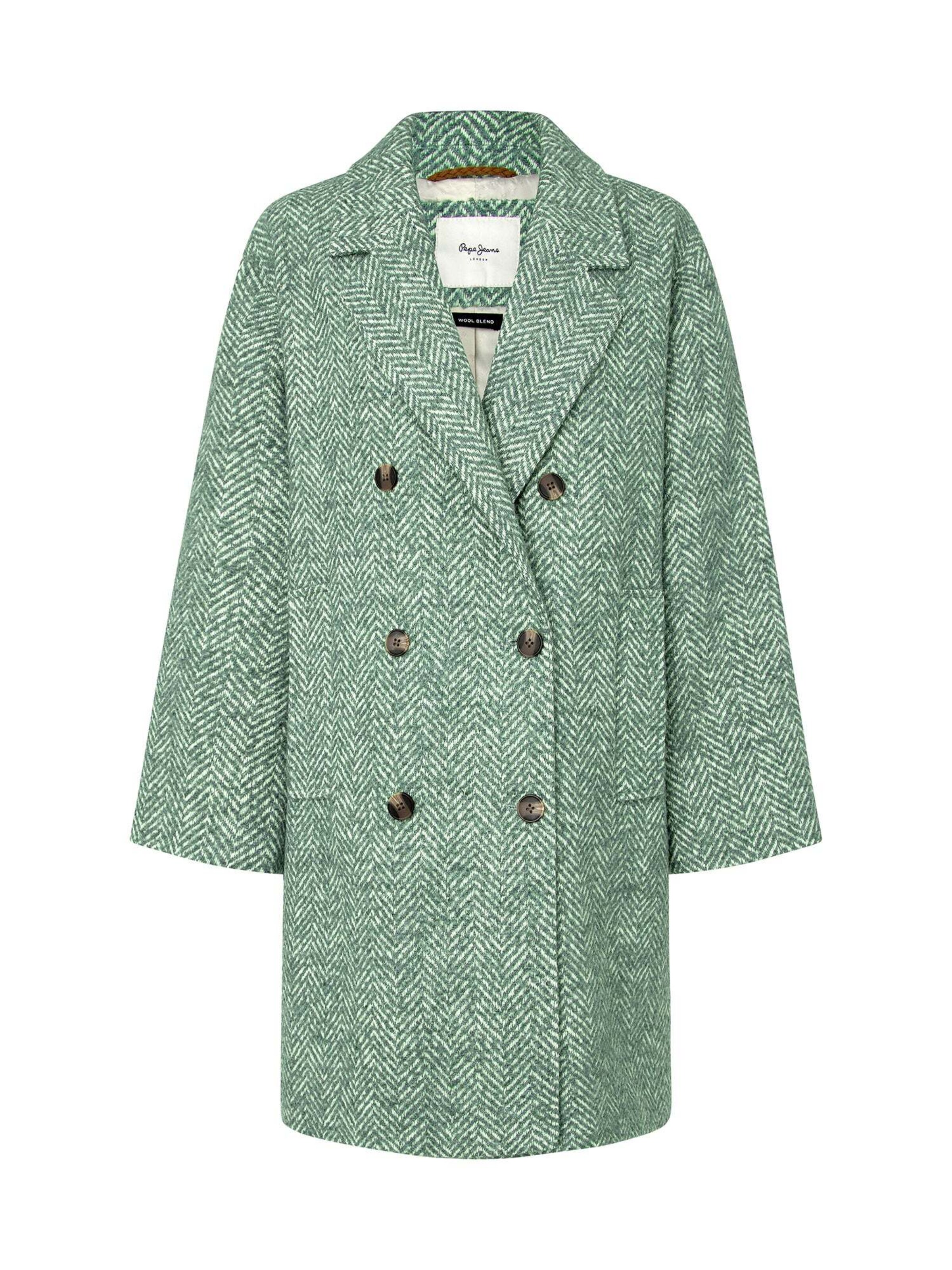 Pepe Jeans Mantel 'Camille' in Grün: Vorderseite