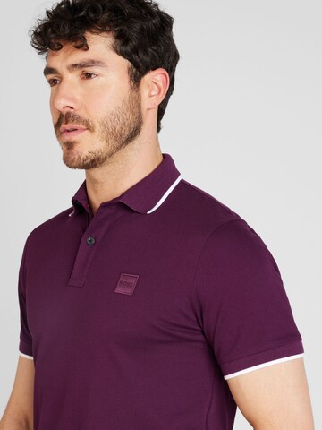 BOSS Poloshirt 'Passertip' in Lila