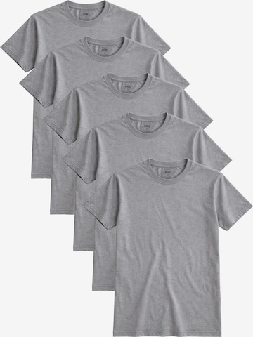 A Question Of (AQO) Shirt '5 pack Anders Tee' in Grijs: voorkant