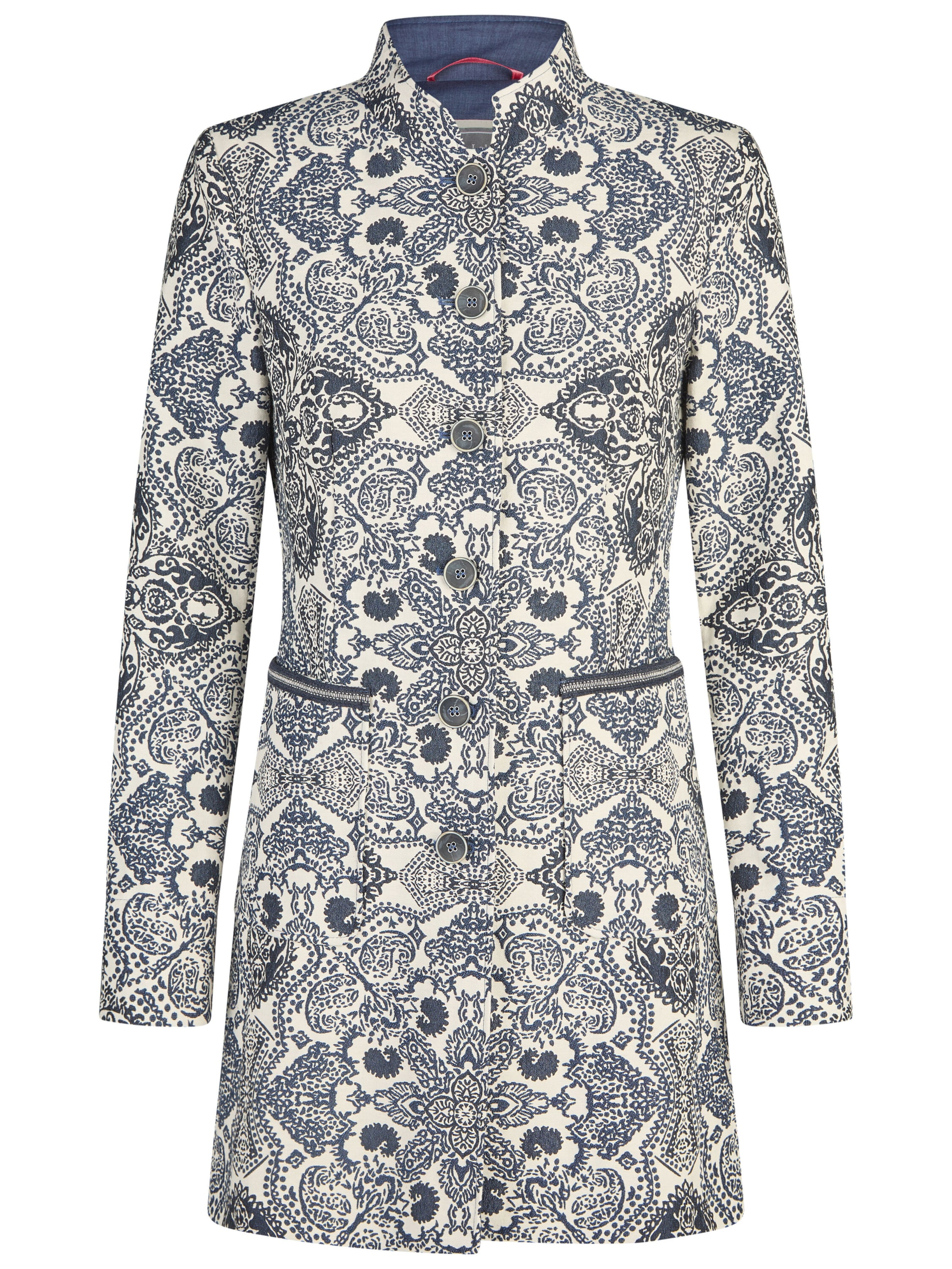 Parka mi-saison White Label en bleu : devant