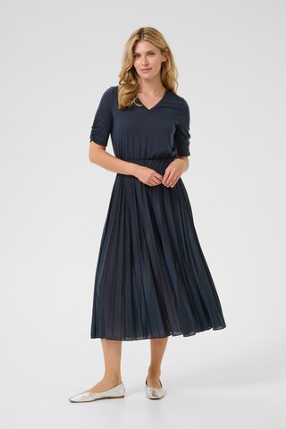 Cream Jurk 'Folo' in Blauw: voorkant