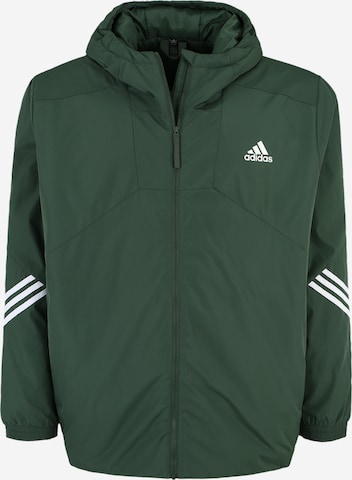 ADIDAS SPORTSWEAR Outdoorová bunda 'Back To ' – zelená: přední strana