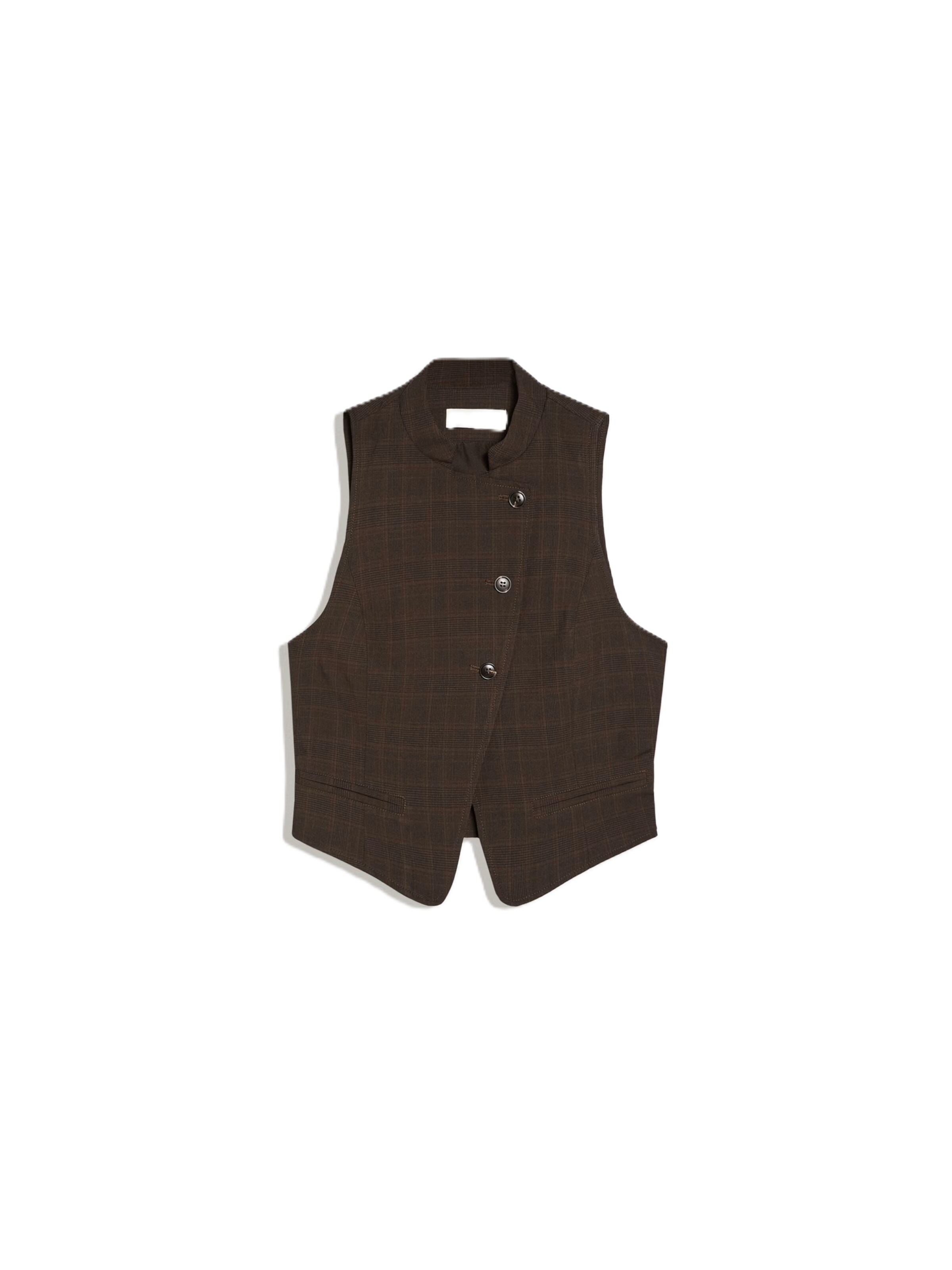 Bershka Suit vest in Brown: front