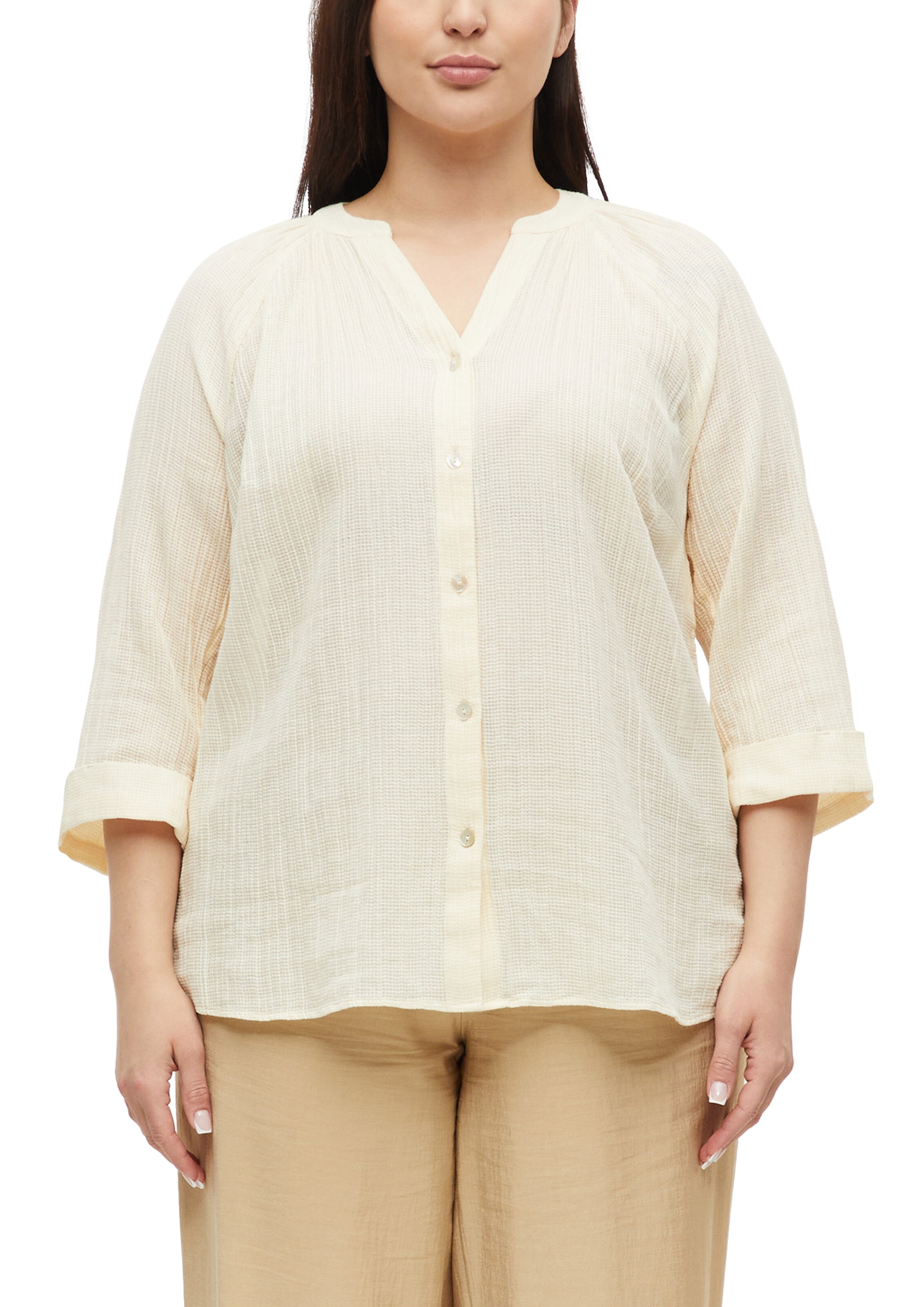 s.Oliver CURVE Bluse in Beige