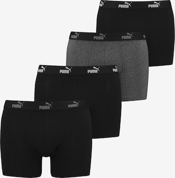 PUMA Athletic Underwear in Black: front