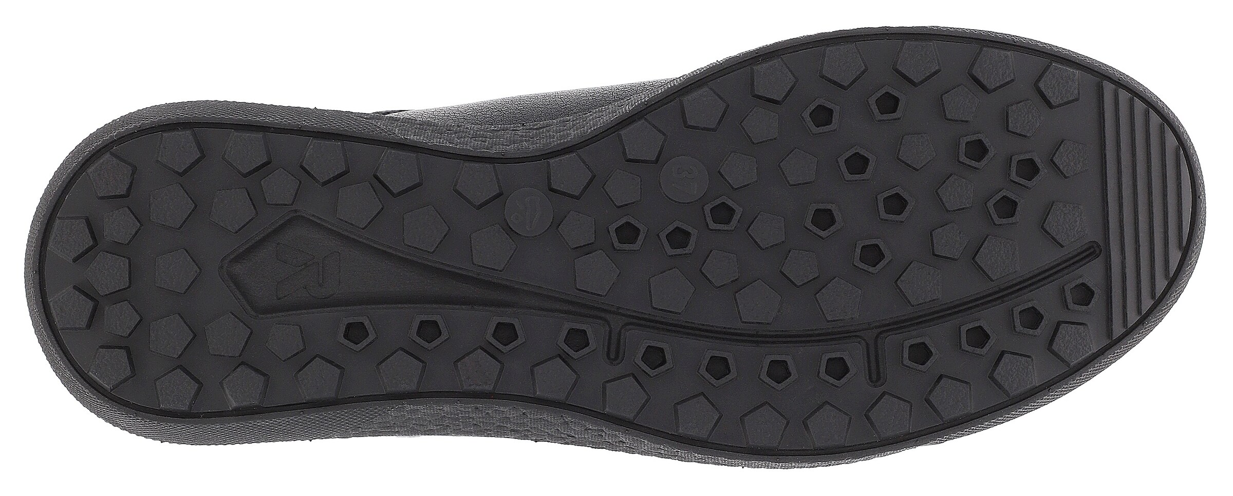 Baskets basses 'W1100' Rieker Sport en noir