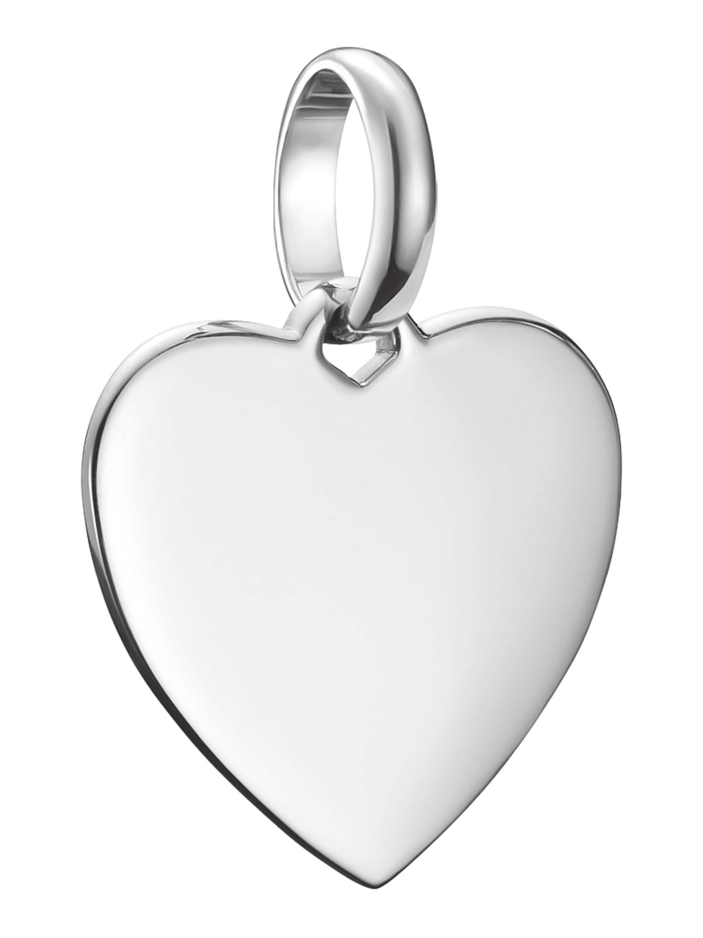 Thomas Sabo Anhänger 'Herz' in Silber: Vorderseite