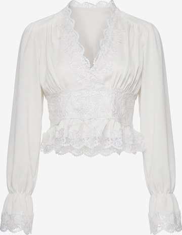 Chemisier faina en blanc : devant