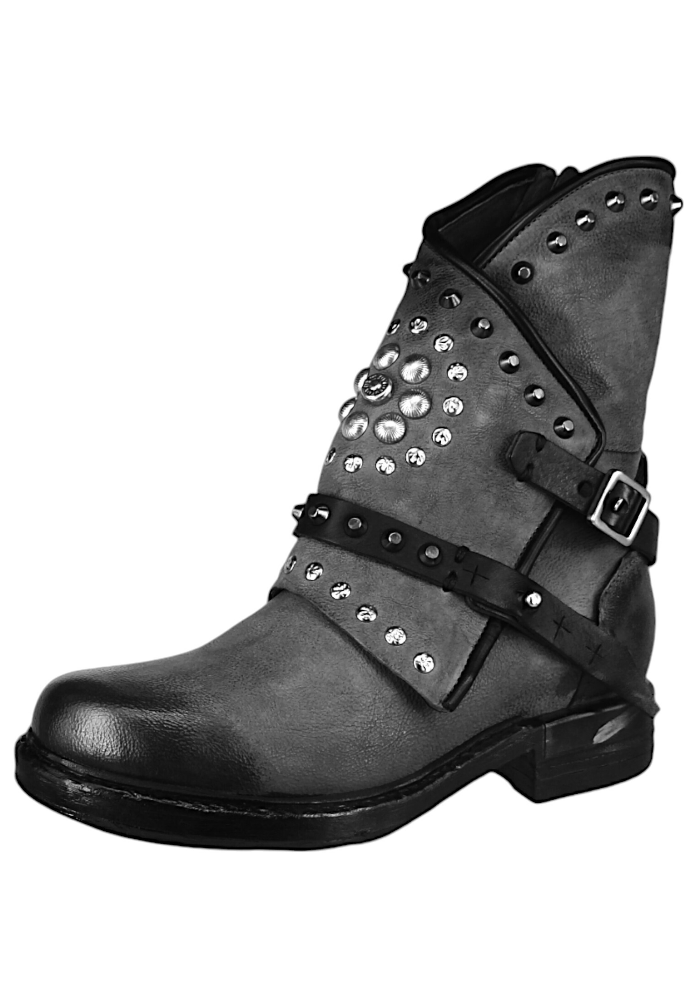 A.S.98 Boots 'Arche' in Schwarz: Vorderseite