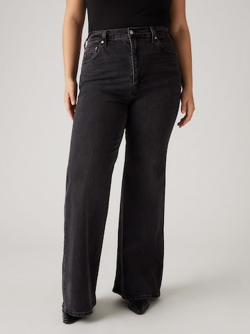 LEVI'S ® Буткат Джинсы 'Ribcage Bell' в Черный: спереди