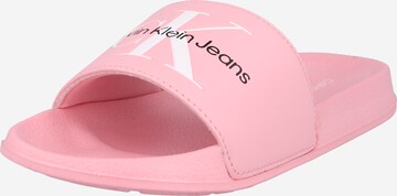 rozā Calvin Klein Jeans Iešļūcenes/baseina apavi: no priekšpuses