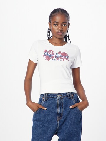 Pepe Jeans T-Shirt 'Nerea' in Weiß: Vorderseite