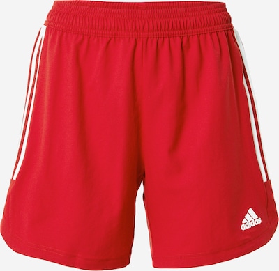 Pantaloni sport 'Condivo' ADIDAS PERFORMANCE pe roșu / alb, Vizualizare produs