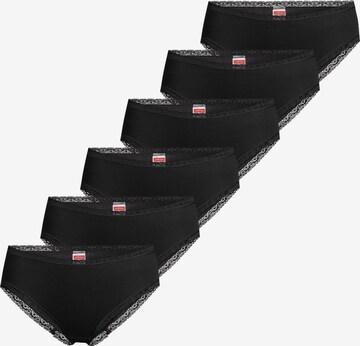 CON-TA Slip 'Modal' in Schwarz: Vorderseite