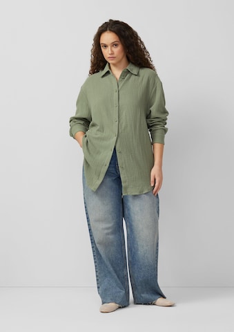QS Bluse in Grün: Vorderseite