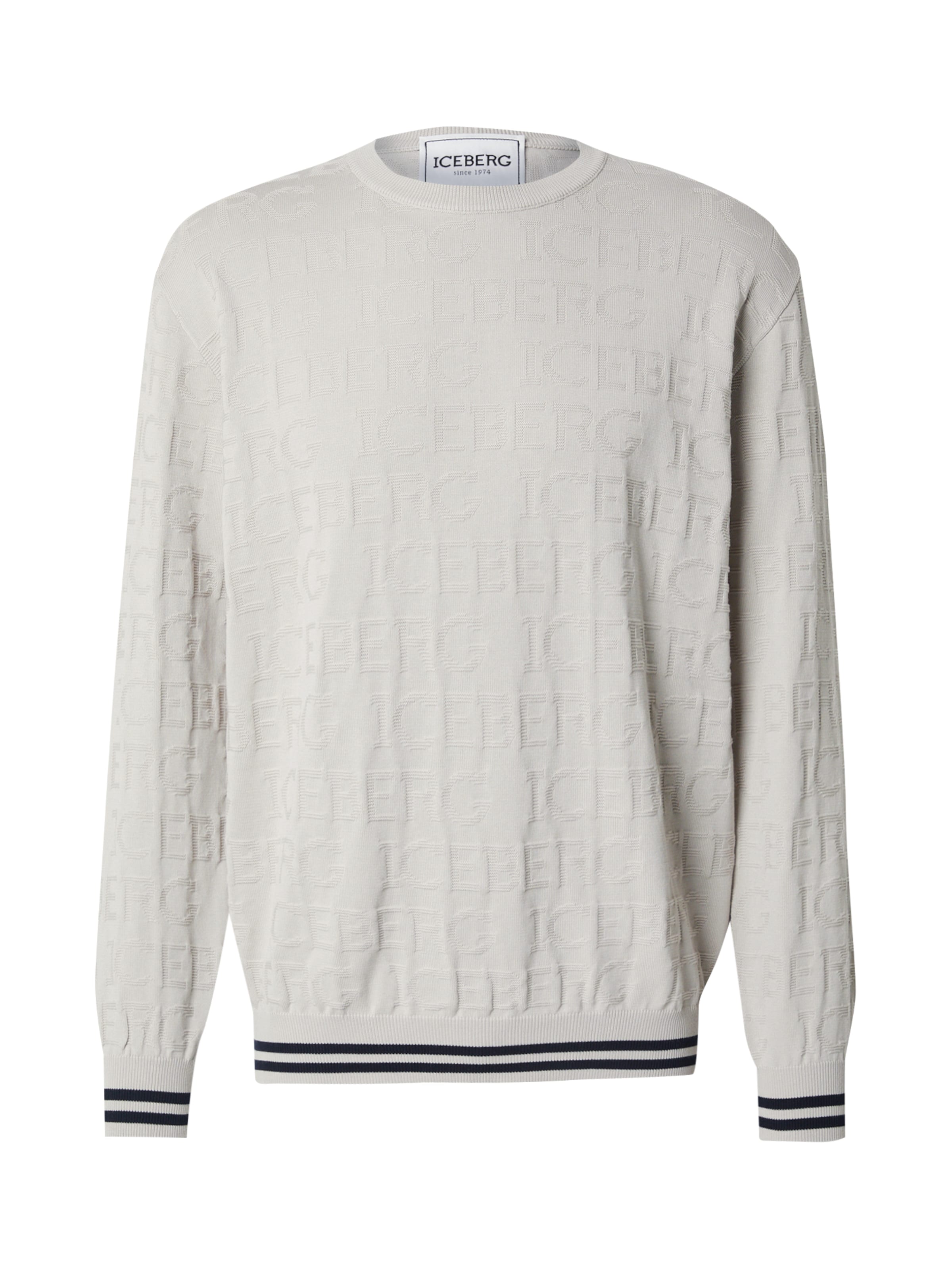 ICEBERG Πουλόβερ σε γκρι: μπροστά