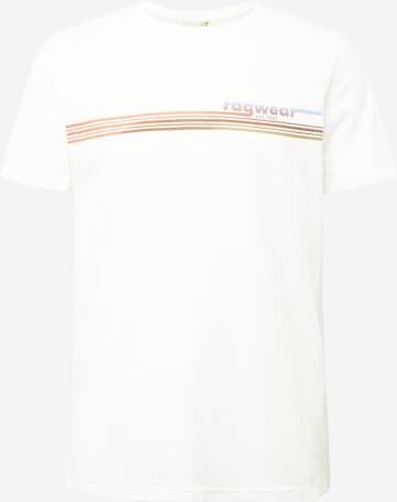 Ragwear T-Shirt 'HAKE' in Weiß: predná strana