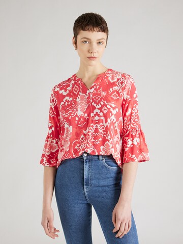 Sublevel Blouse in Rood: voorkant