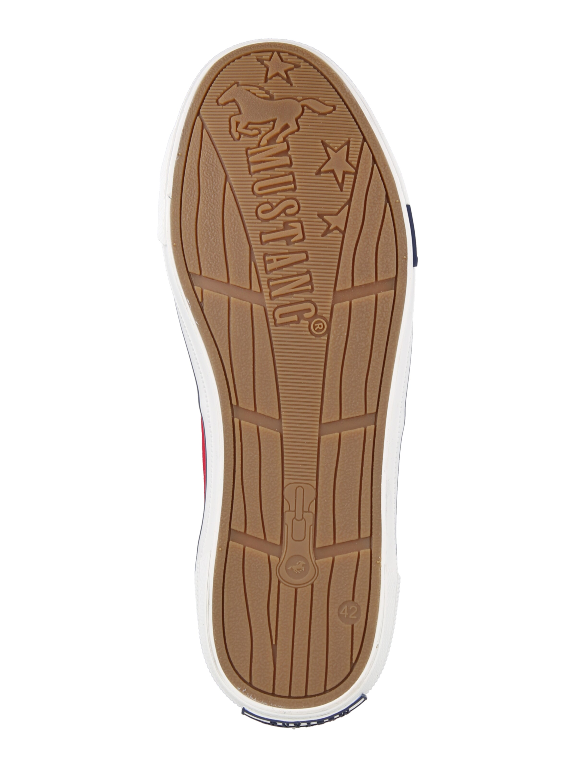 MUSTANG Natikač | rdeča barva