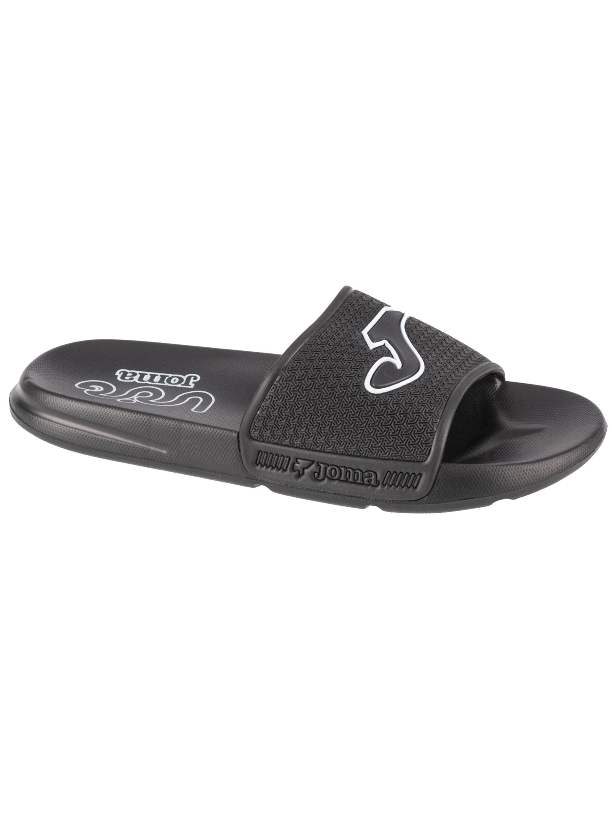 JOMA Pantolette 'S.Island' in Schwarz: Vorderseite