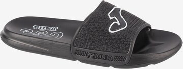 JOMA Pantolette 'S.Island' in Schwarz: Vorderseite