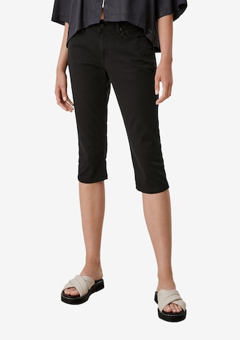 QS by s.Oliver Pants in Black: front