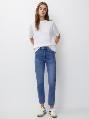 Regular Jeans de la Pull&Bear pe albastru