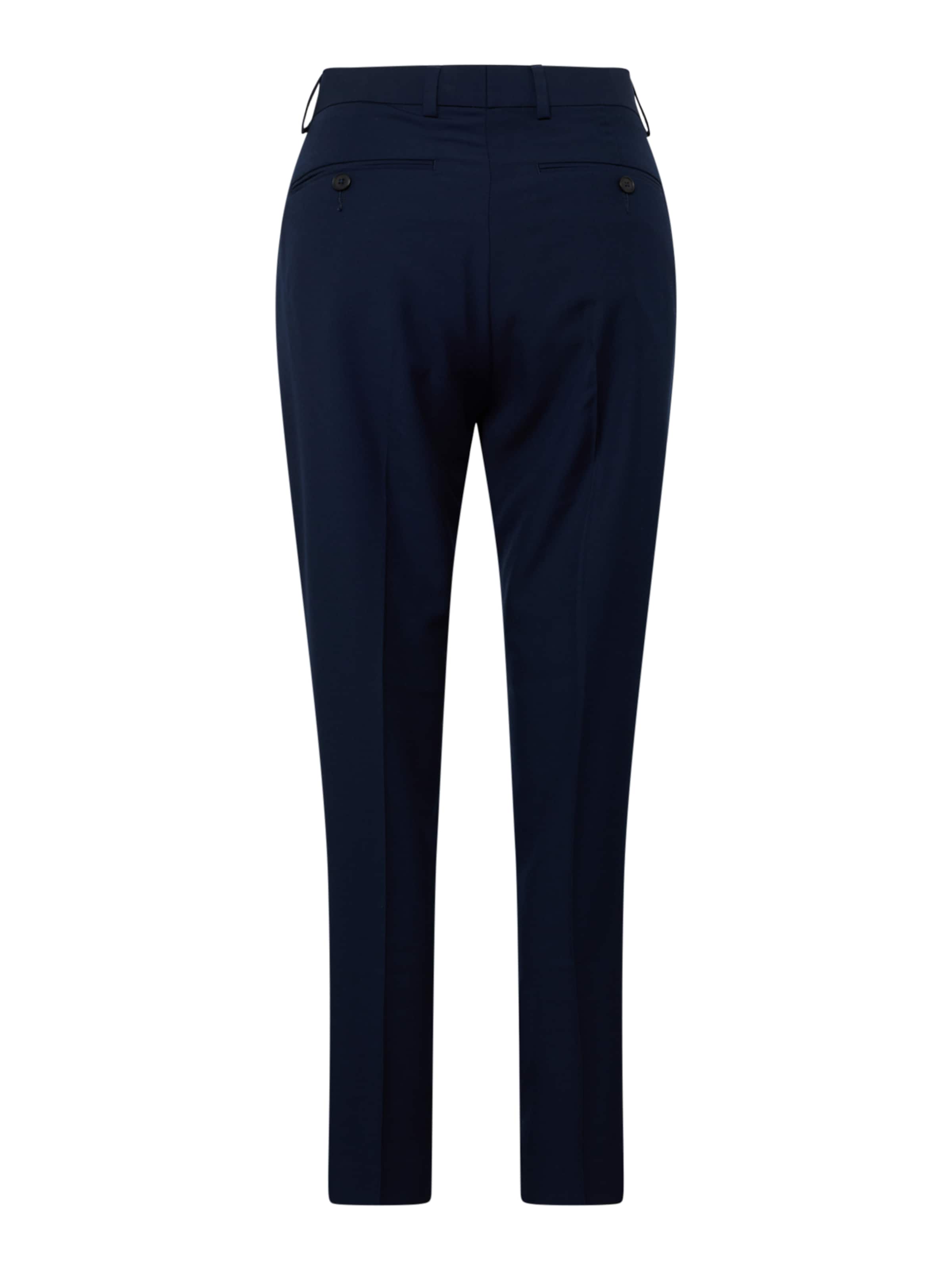 BURTON MENSWEAR LONDON Regular Trousers with creases in Blue
