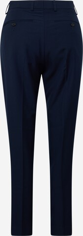 BURTON MENSWEAR LONDON Regular Trousers with creases in Blue