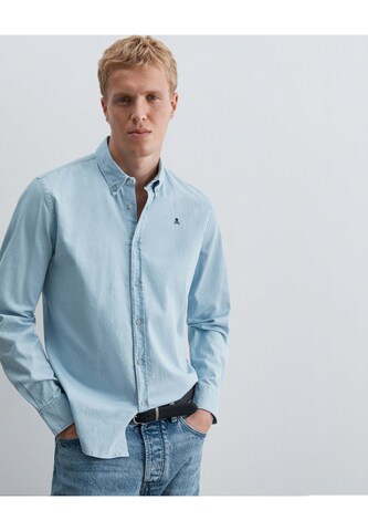 Scalpers Regular Fit Scalpha S Bd Shirt ' ' in Blau: Vorderseite