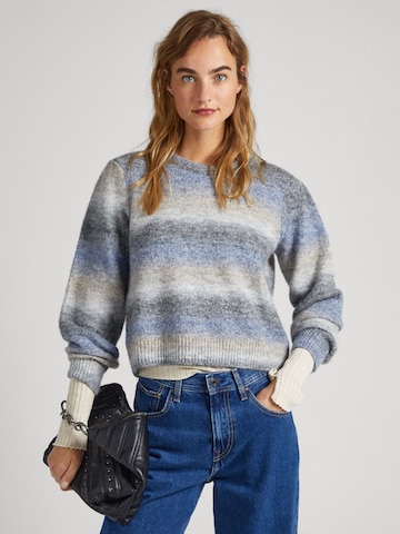 Pepe Jeans Sweter 'EDITH' w kolorze szary: przód