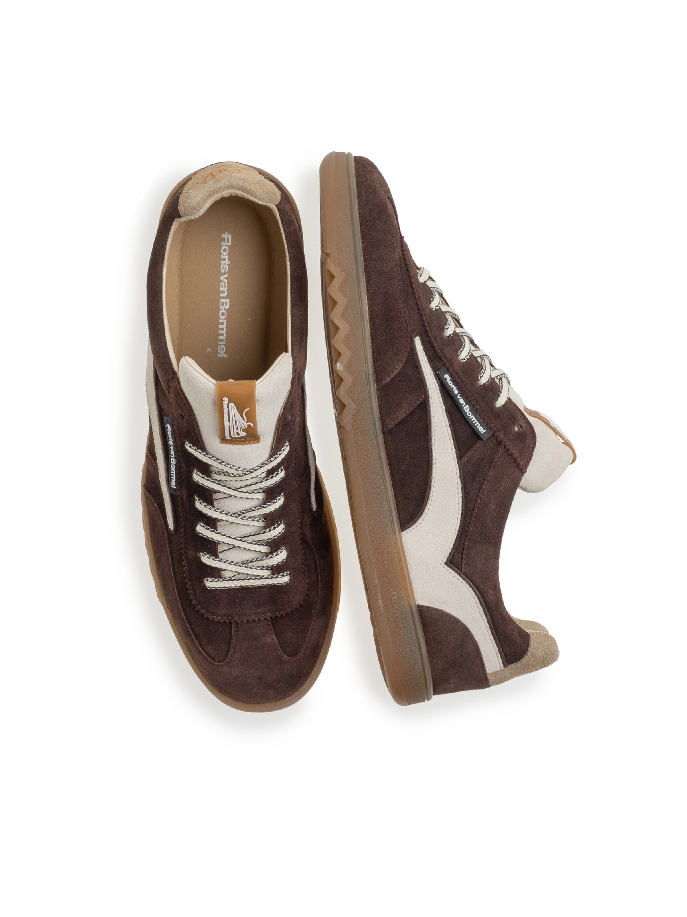 Floris van Bommel Sneakers laag 'De Zaler 01' in Bruin