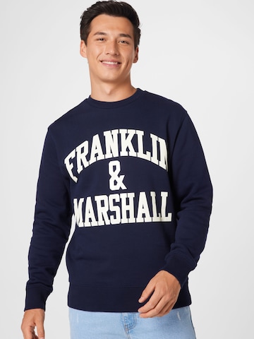 FRANKLIN & MARSHALL Sweatshirt in Blau: predná strana