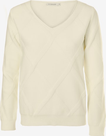 TATUUM Pullover i hvid: forside