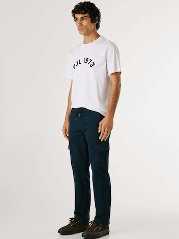 Pepe Jeans Tapered Cargo Pants in Blue