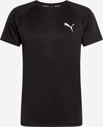 T-Shirt fonctionnel PUMA en noir : devant